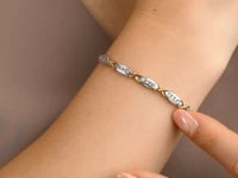 Diamond Bracelet in 10K Yellow and White Gold (1.00ct tw)