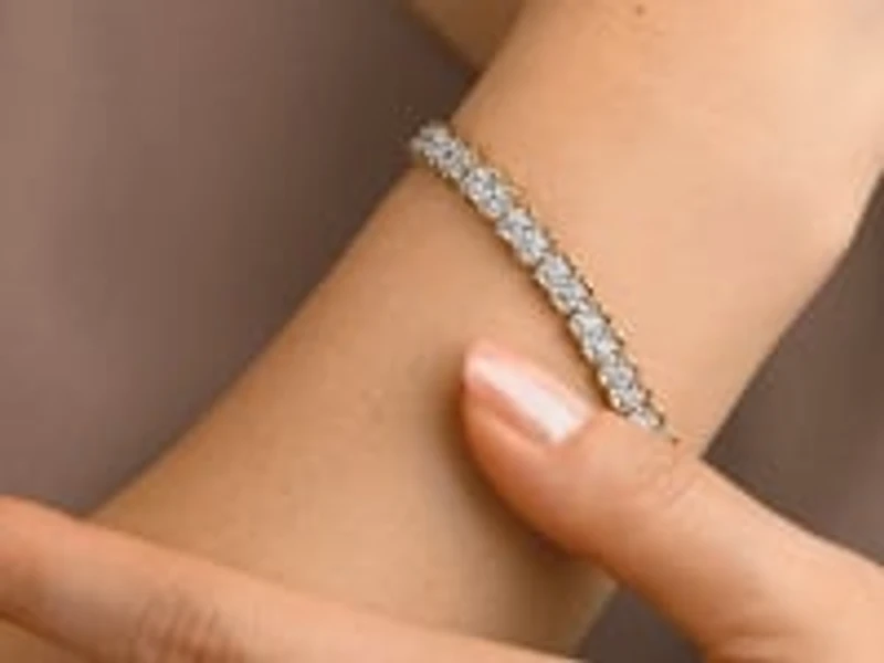 Diamond Tennis Bracelet in 10K Yellow and White Gold (2.00ct tw)