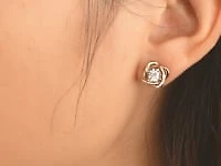 Diamond Jacket Earring in 10K White and Yellow Gold (0.30 ct tw)