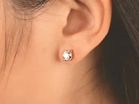 Lab Grown Diamond Stud Earrings in 10K Yellow Gold (0.75 ct tw)