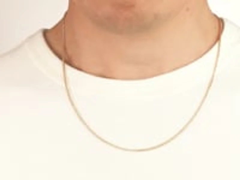 2.1mm Hollow Miami Cuban Chain in 10K Yellow Gold (22")