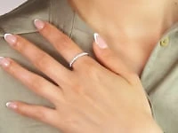 Lab Grown Diamond Anniversary Band 14K White Gold (0.33 ct tw)