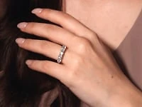 Diamond Anniversary Ring 14K White Gold (1.50 ct tw)