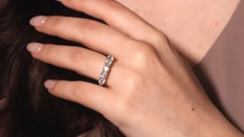 Diamond Anniversary Ring 14K White Gold (1.00 ct tw)