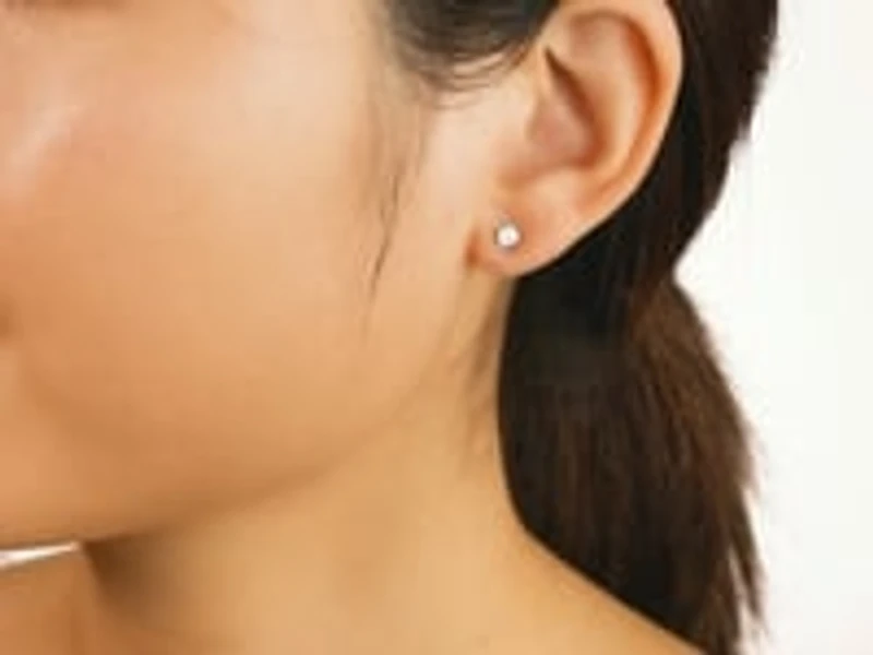 Lab Grown Diamond Stud Earrings in 14K White Gold (0.30 ct tw)