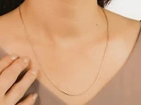 1.00mm 10K Yellow Gold Diamond Cut Wheat Chain (18")