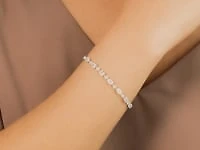Lab Grown Diamond Bracelet in 14K White Gold (5.00 ct tw)