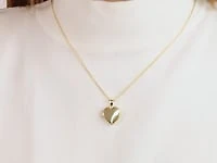 Heart Locket in 10K Yellow Gold