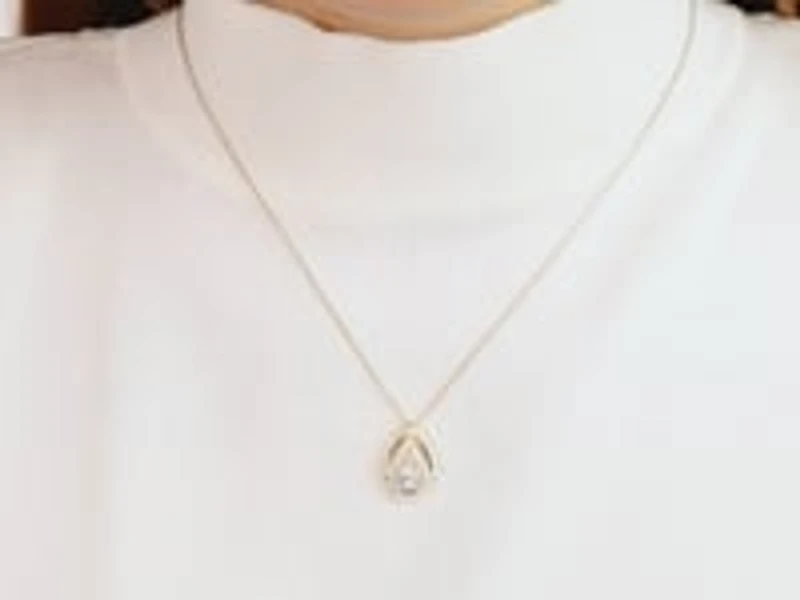 Lab Grown Diamond Necklace in 10K Yellow Gold (0.63 ct tw)