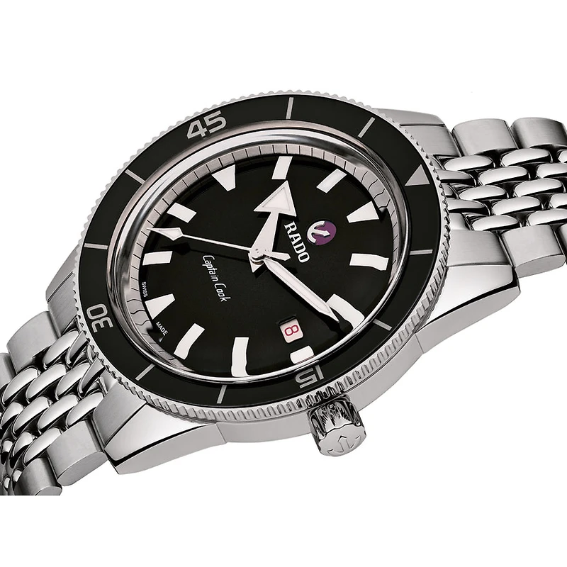 Rado Captain Cook Automatic Black Dial 42mm Men's Watch | R32505153
