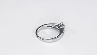 Princess Cut Diamond Engagement Ring 14K White Gold (0.66 ct tw)