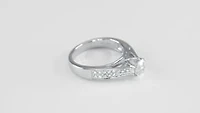14K White Gold Diamond Engagement Ring (0.95 ct tw)