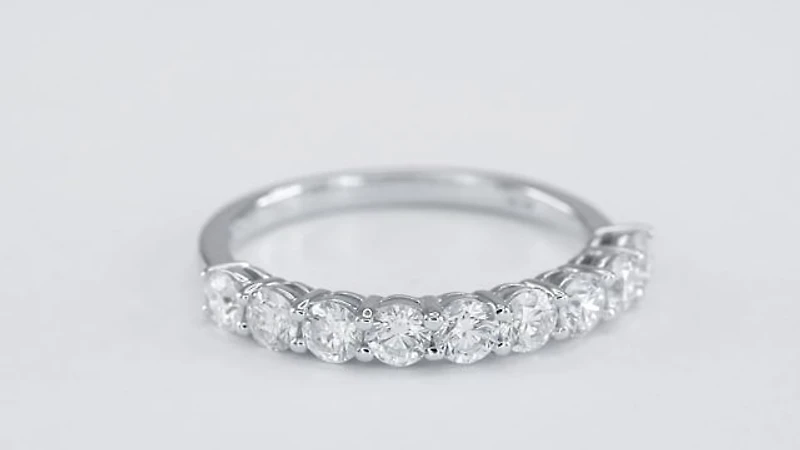 14K White Gold Canadian Diamond Anniversary Ring (1.00 ct tw)