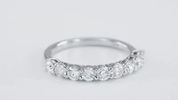 14K White Gold Canadian Diamond Anniversary Ring (1.00 ct tw)