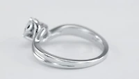 10K White Gold Diamond Promise Ring (0.25 ct tw)
