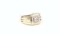 Gents Diamond Ring 10K Yellow Gold (0.70 ct tw)