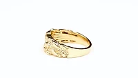 Men's Gold Nugget Ring 10K Yellow