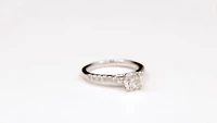 Diamond Engagement Ring 14K White Gold (1.25 ct tw)