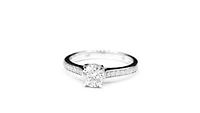 Diamond Engagement Ring 14K White Gold (1.15 ct tw)