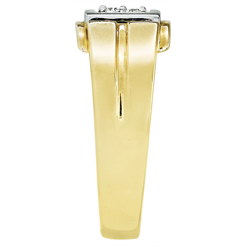 Diamond Men's Ring in 10K Yellow Gold (0.50ct tw)