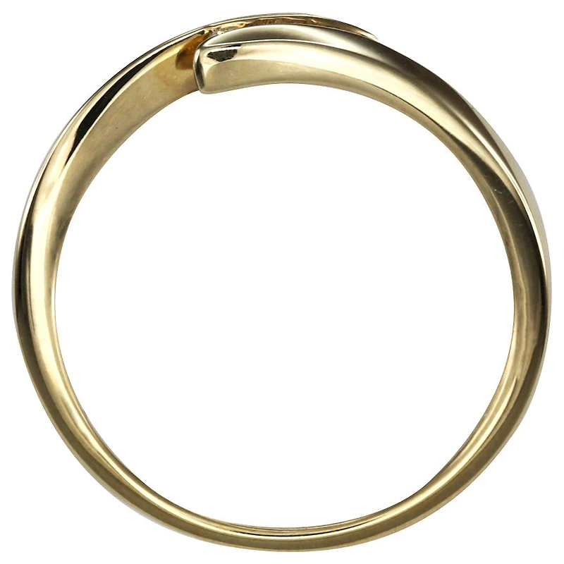 Diamond Anniversary Ring 10K Yellow Gold (0.10ct tw)