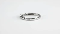 Three-Stone Diamond Promise Ring 10K White Gold (0.04ct tw)