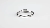 Solitaire Diamond Promise Ring 10K White Gold (0.05ct tw)