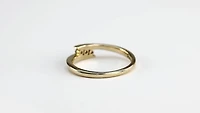 Diamond Anniversary Ring 10K Yellow Gold (0.10ct tw)