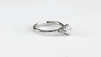 Lumina Ideal Cut Diamond Magnolia Solitaire Engagement Ring