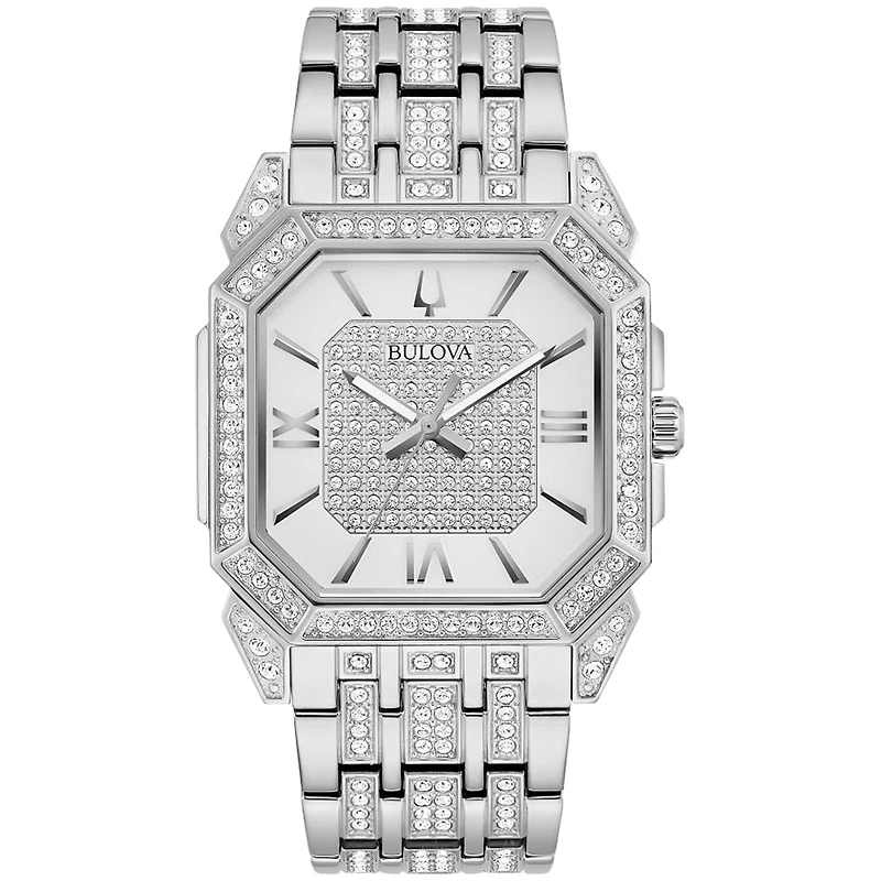 Bulova Octava Dress Crystal Watch | 96A285