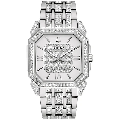 Bulova Octava Dress Crystal Watch | 96A285
