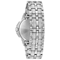 Bulova Men's Crystal Watch With Pave Set Dial | 96C134