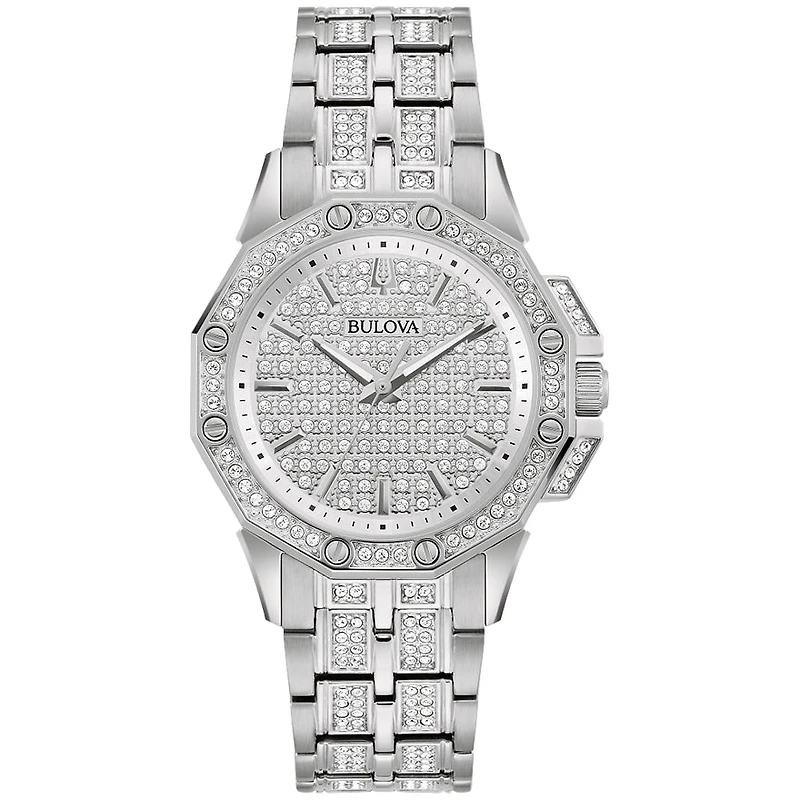Bulova Octava Crystal Watch 34mm | 96L305