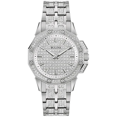 Bulova Octava Crystal Watch 34mm | 96L305