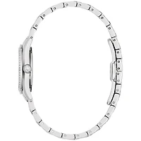 Bulova Crystal White Dial Ladies Watch | 96L311
