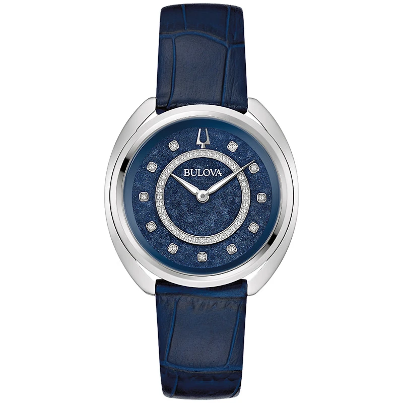 Bulova Duality Women's Blue Dial Quartz Watch | 96X160