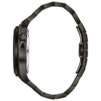 Bulova Men's Classic Automatic Watch Black Stainless Steel | 98A179
