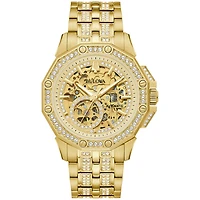 Bulova Octava Gold-Tone Dial Stainless Steel Bracelet | 98A292