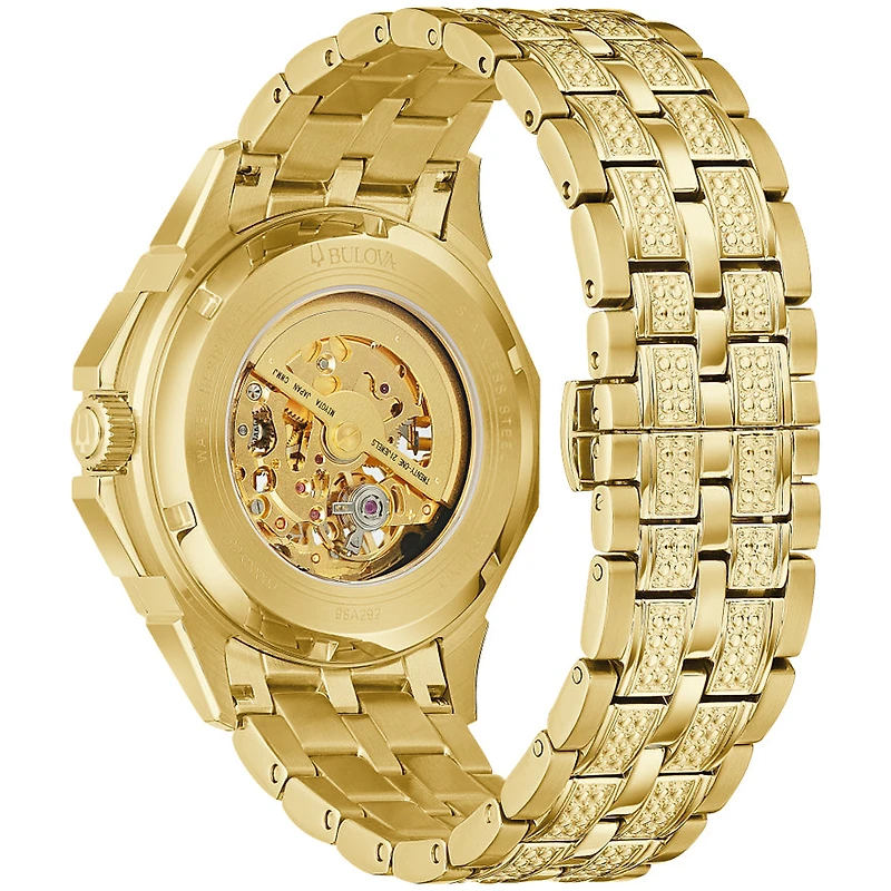 Bulova Octava Gold-Tone Dial Stainless Steel Bracelet | 98A292