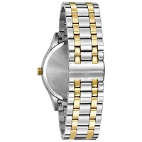 Bulova Men's Classic Two-Tone Watch with Blue Dial | 98D130