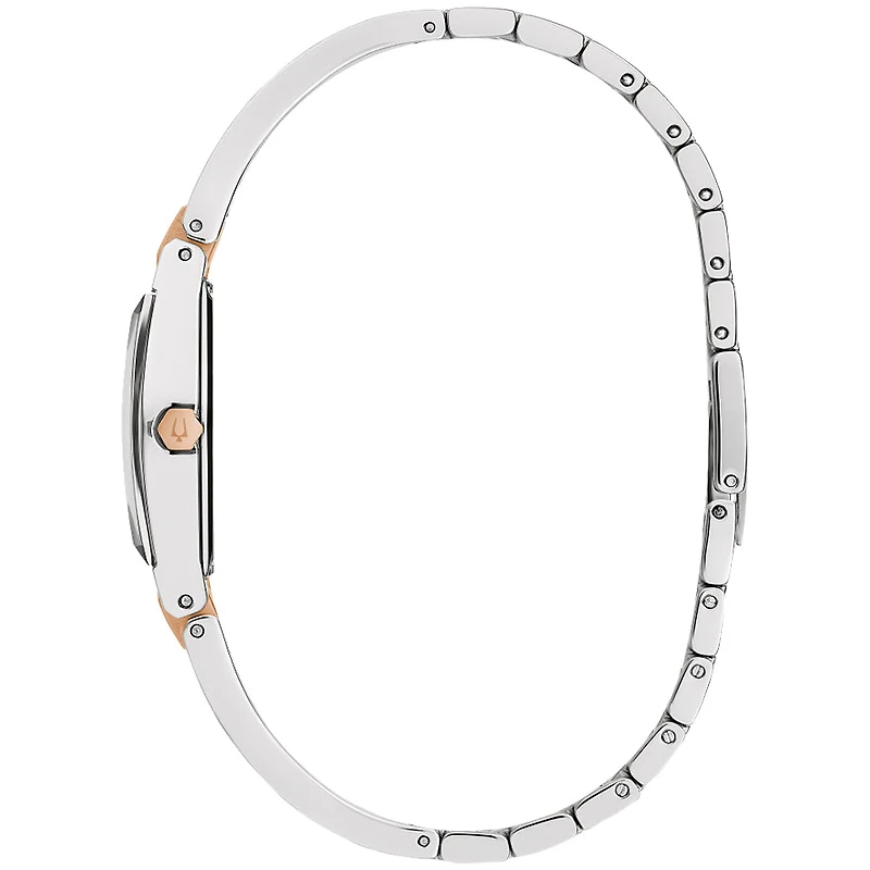 Bulova Gemini Black Dial Ladies Watch | 98P216