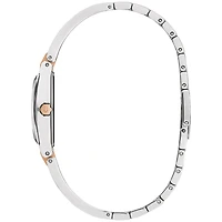 Bulova Gemini Black Dial Ladies Watch | 98P216