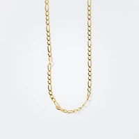 2.80mm Figaro Chain in 10K Italian Yellow Gold (22”)
