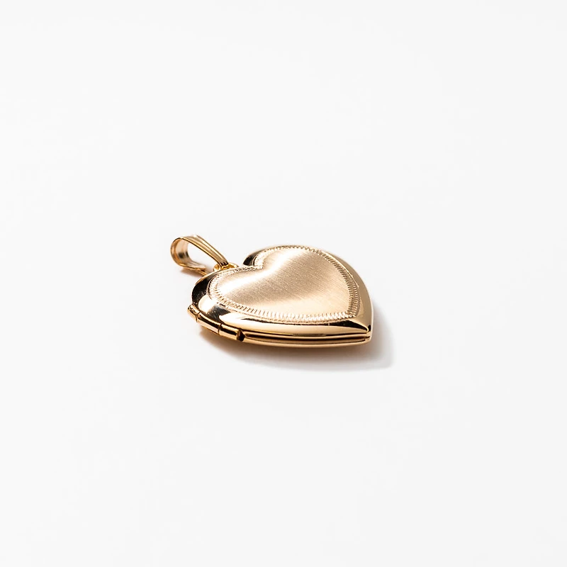 Heart Locket in 10K Yellow Gold