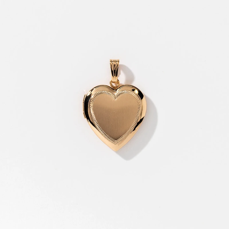 Heart Locket in 10K Yellow Gold