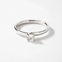 Diamond Solitaire Ring 14K White Gold (0.25ct tw)