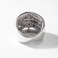 Diamond Dinner Ring in 10K White and Yellow Gold (3.00 ct tw)