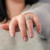 Diamond Engagement Ring 14K White Gold (1.00 ct tw)