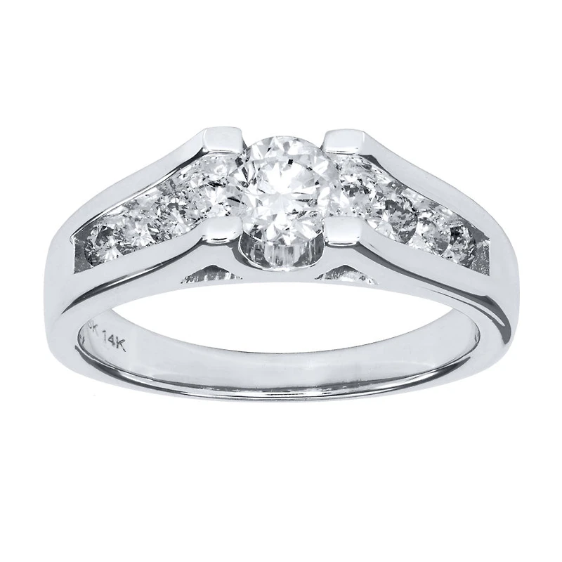 Diamond Engagement Ring 14K White Gold (1.00 ct tw)