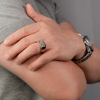 Men's Diamond Ring 10K Yellow Gold (0.50ct tw)
